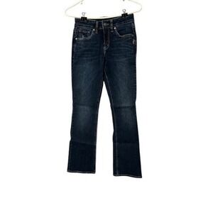 Silver Jeans Co Avery Mid Slim Bootcut Dark Wash Denim Jeans Women L93416SSX424